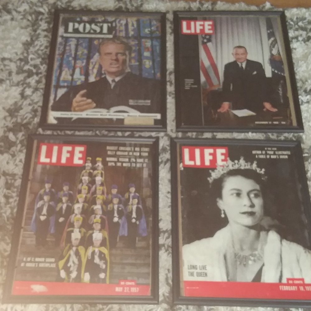 4 magazines including 1952 Queen Elizabeth